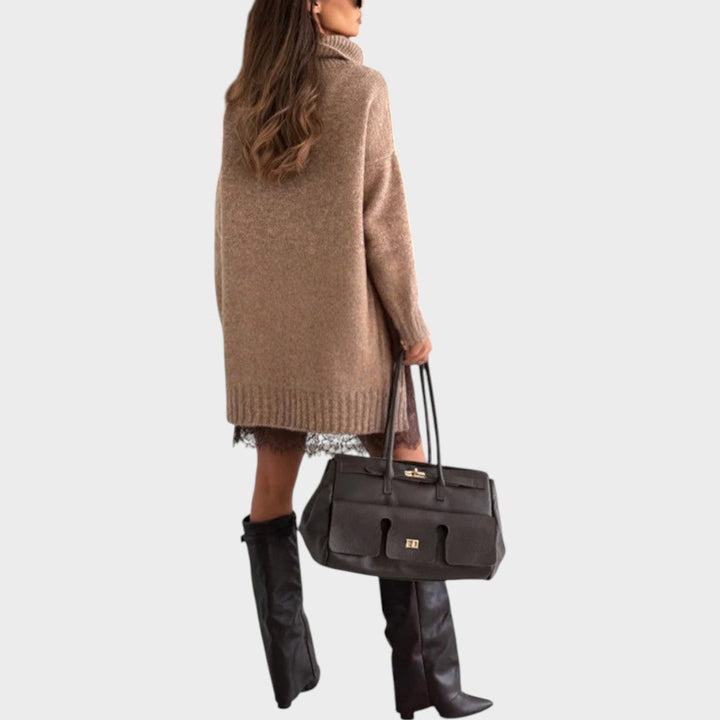 Aurora™ | Pull élégant avec robe slip aérienne