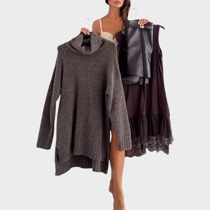Aurora™ | Pull élégant avec robe slip aérienne
