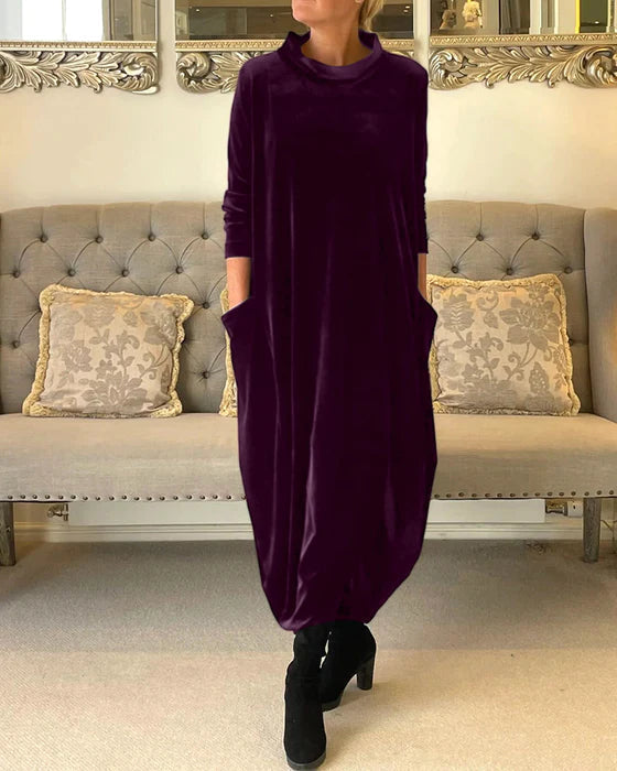 Laurie | Robe à manches longues avec poches