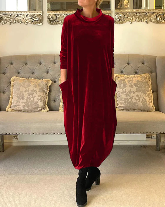 Laurie | Robe à manches longues avec poches