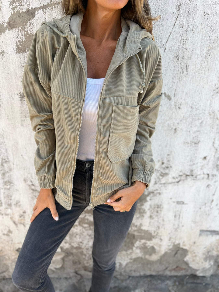 Adelaida | Veste à capuche décontractée avec fermeture éclair