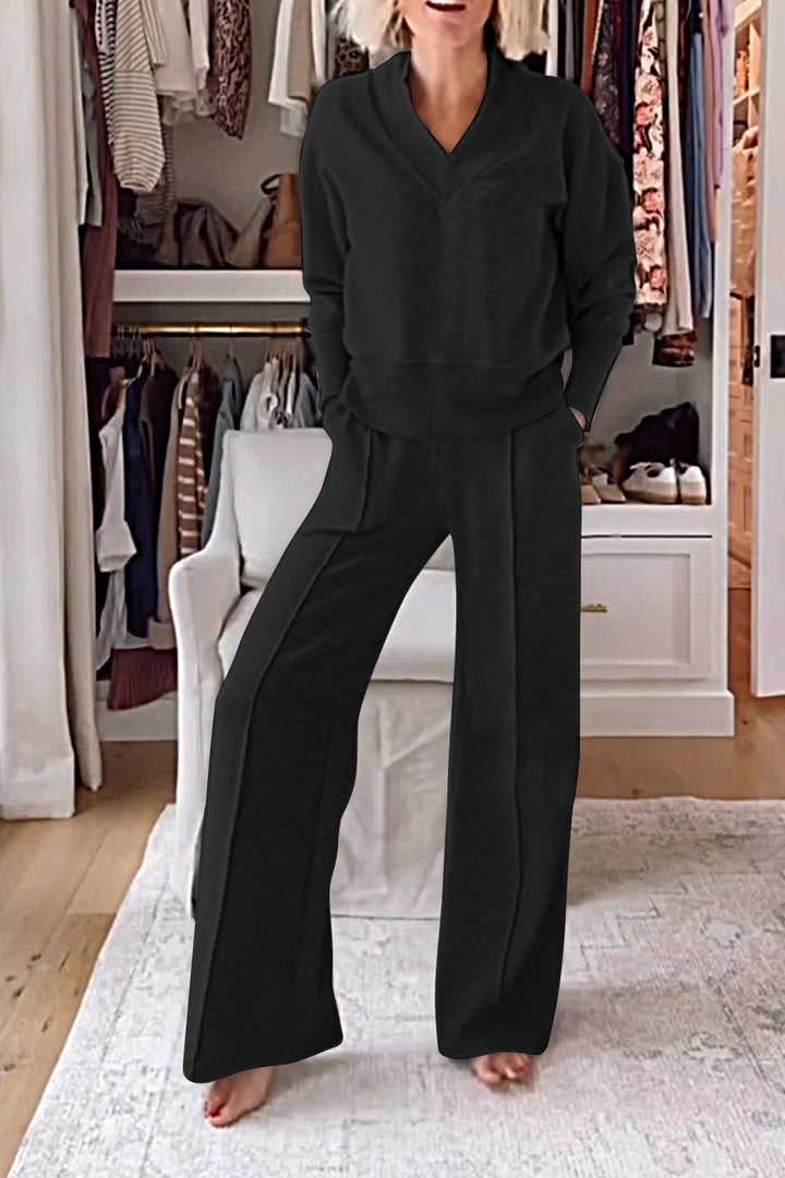 Rianne | Ensemble deux pièces avec design à col en V