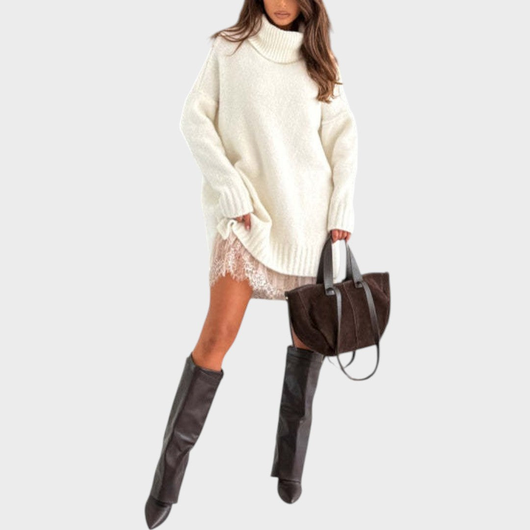 Aurora™ | Pull élégant avec robe slip aérienne