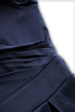 Dharmay | Robe midi élégante à manches longues