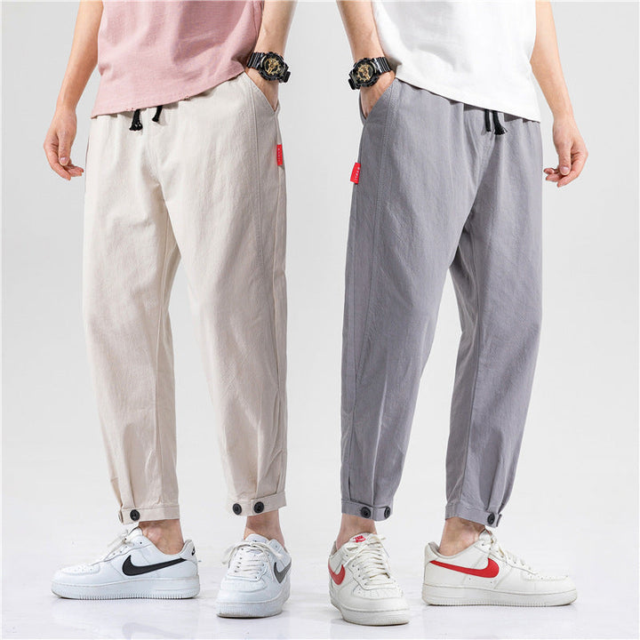 Theo - Pantalons Ajustés en Coton