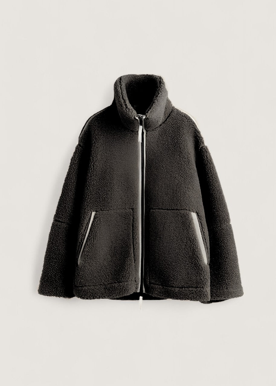 Maxine | Veste teddy avec zip