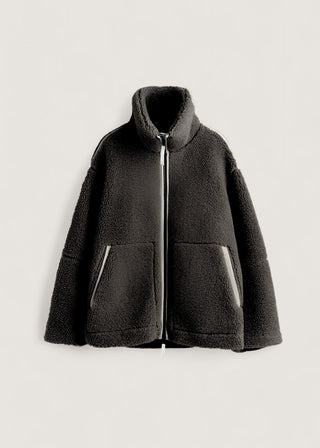Maxine | Veste teddy avec zip