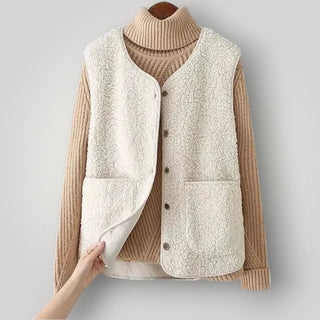 Ladrina | Gilet sans manches en laine d'agneau