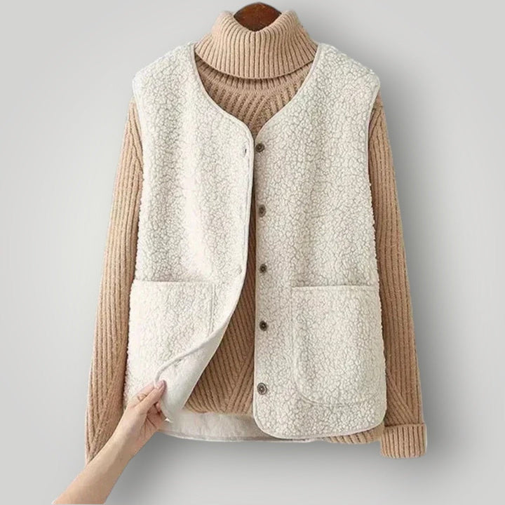 Ladrina | Gilet sans manches en laine d'agneau