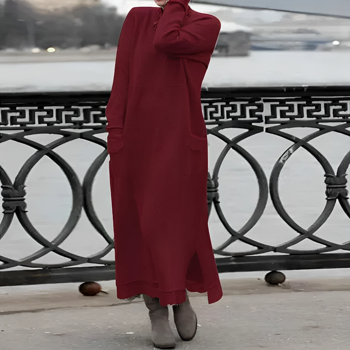 Gerda™| Robe en tricot longue