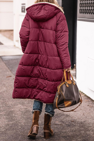 Charlene | Manteau long réversible