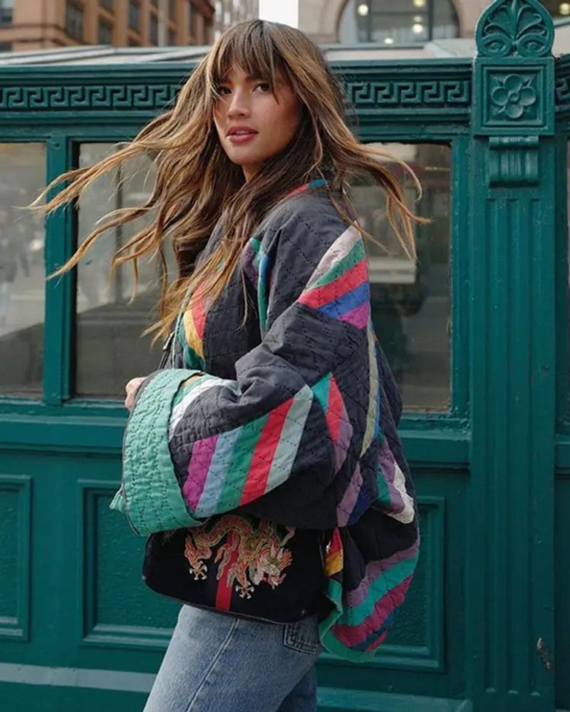 Jade | Veste avec manches évasées