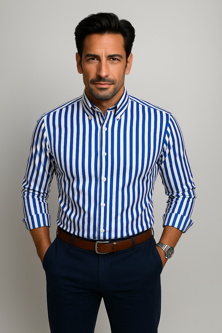 Klauf | Chemise à rayures pour hommes