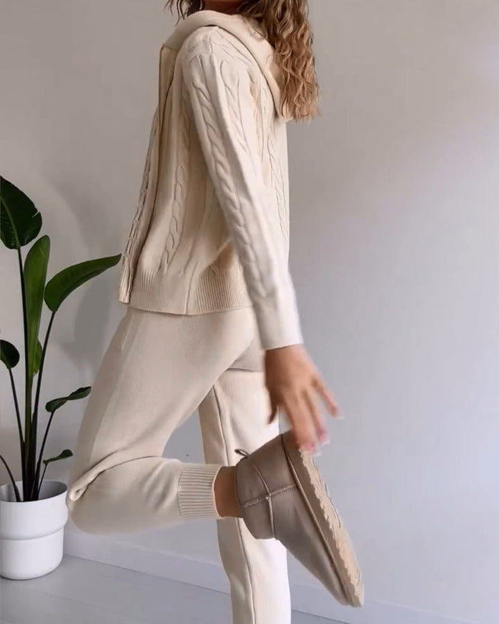 Antonia | Ensemble Jacquard Deux Pièces