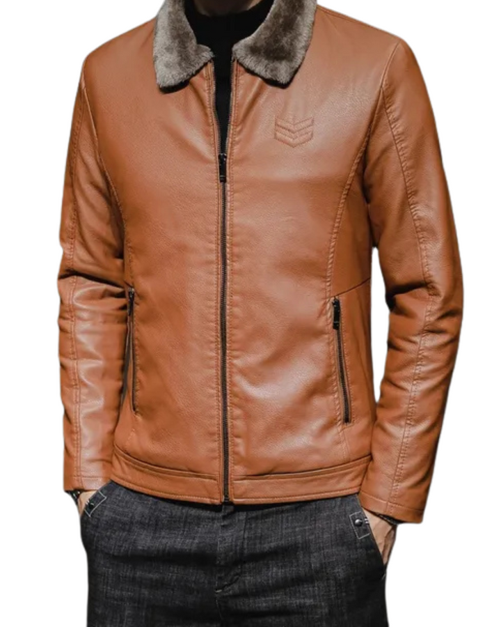 Tobias | Veste élégante en simili cuir