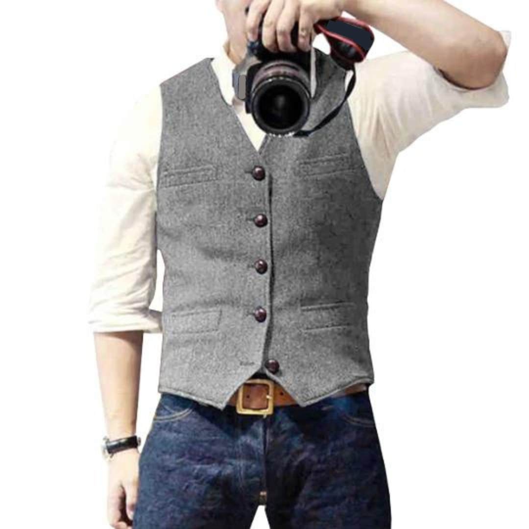 Jeremy | Gilet en mélange de laine