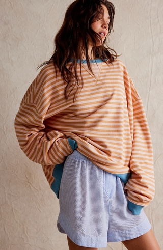MANA | Pull Oversized Rayé