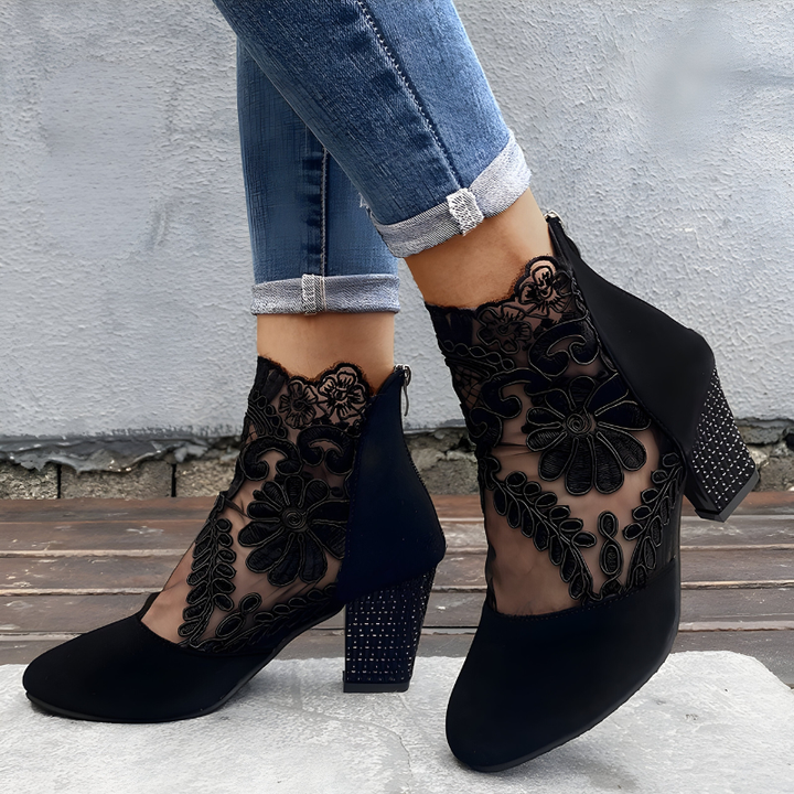 Norene™| Bottines en dentelle