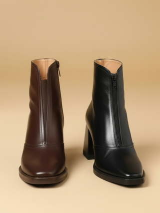 Jannete | Bottines en cuir