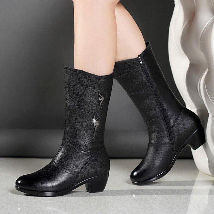 Eloise | Bottes hautes avec fermeture éclair