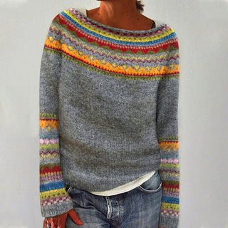 Cheryl | Pull en tricot à col rond