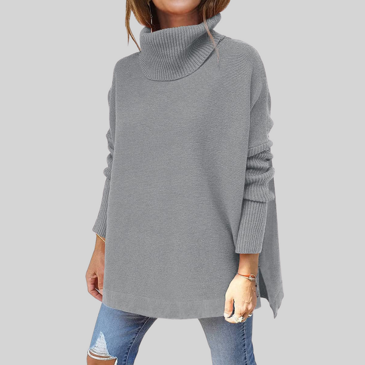ANNELISE I Pull Oversize avec Col Roulé