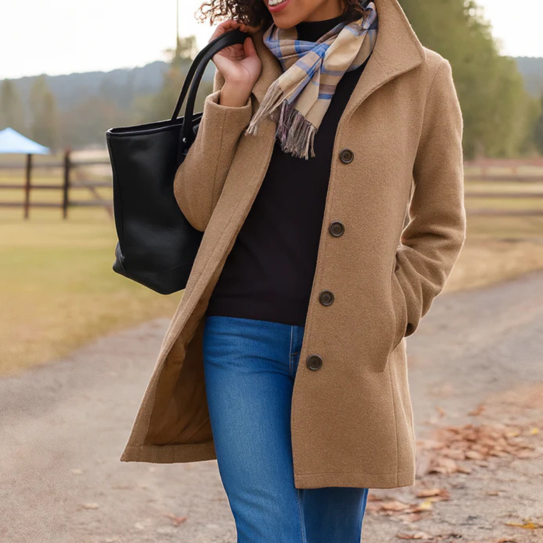 Hester | Manteau Classique Boutonné