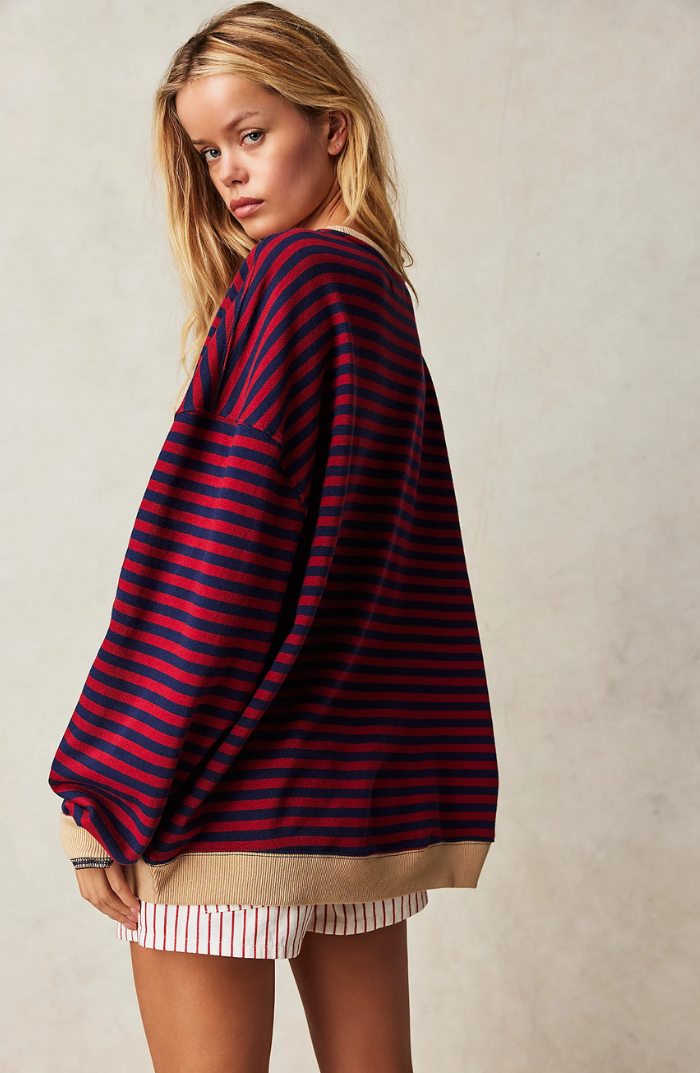 MANA | Pull Oversized Rayé