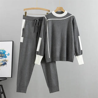 Airan | Ensemble pull à col rond et pantalon de jogging