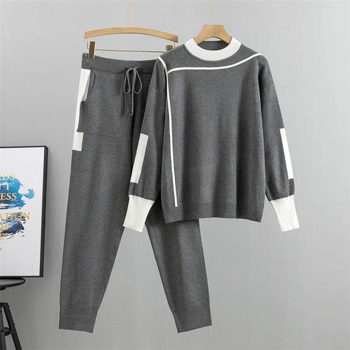 Airan | Ensemble pull à col rond et pantalon de jogging