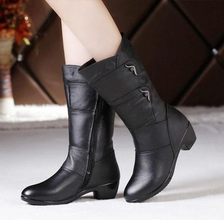 Eloise | Bottes hautes avec fermeture éclair