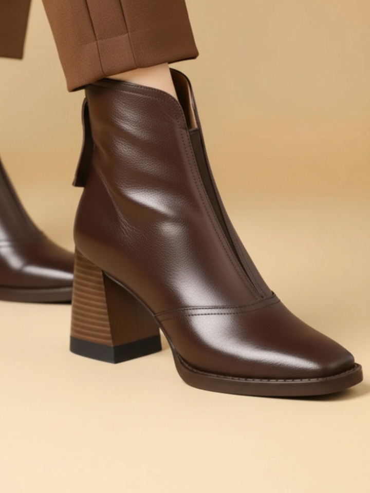 Jannete | Bottines en cuir