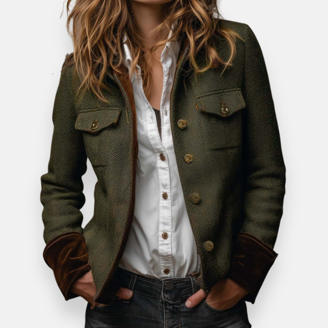 Raquel | Veste à boutons avec col montant
