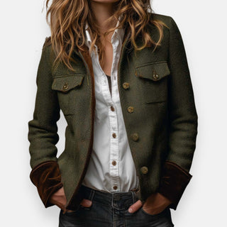Raquel | Veste à boutons avec col montant