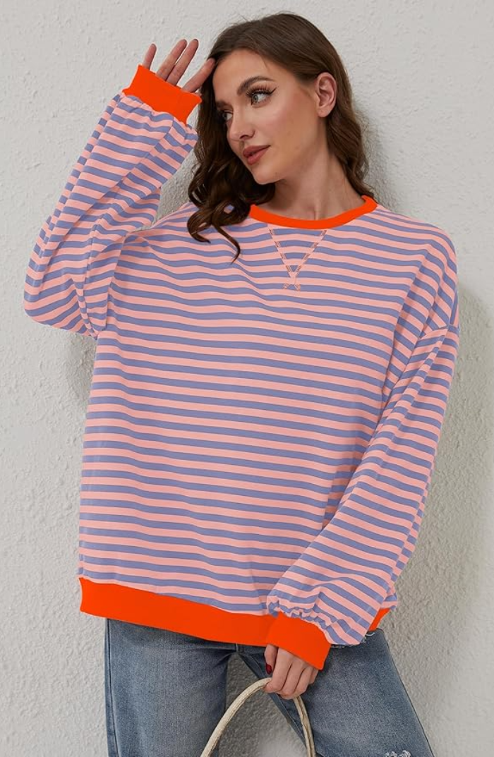 MANA | Pull Oversized Rayé