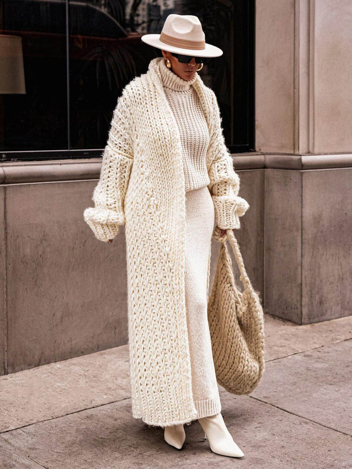 Ivory™| Manteau en tricot
