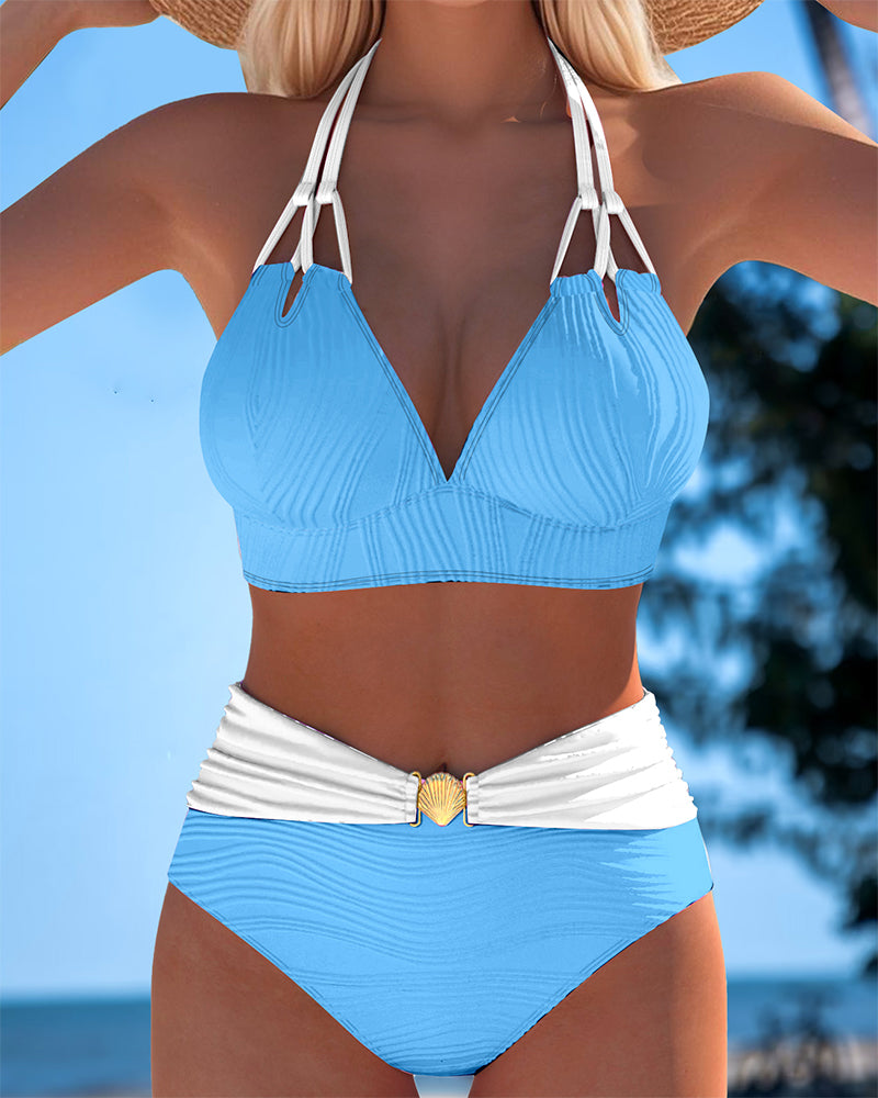 Lily | Maillot de bain avec bretelles contrastées