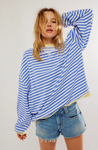 MANA | Pull Oversized Rayé