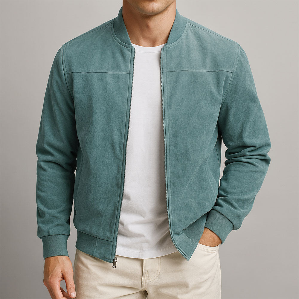 Kaltberg | Veste en daim pour hommes