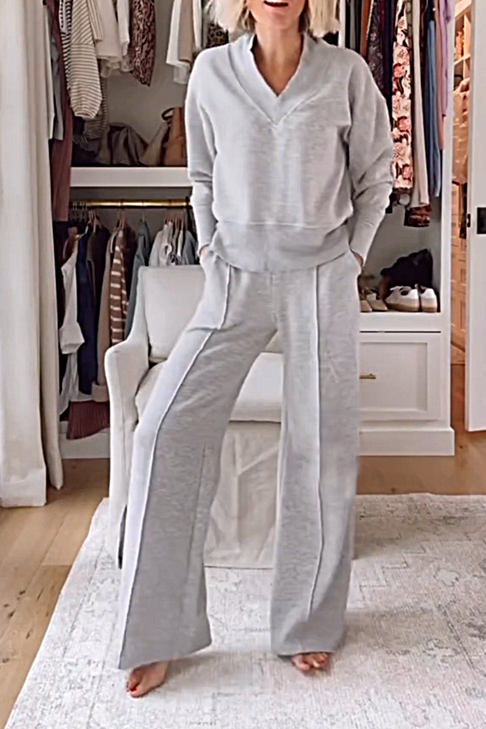 Rianne | Ensemble deux pièces avec design à col en V