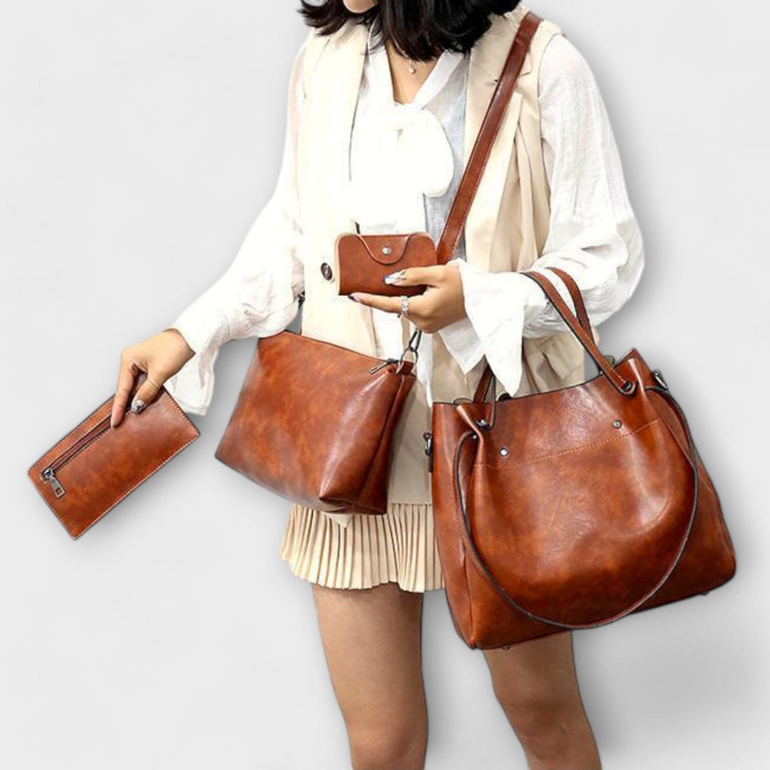 Olivia - Ensemble de sacs vintage 4 pièces