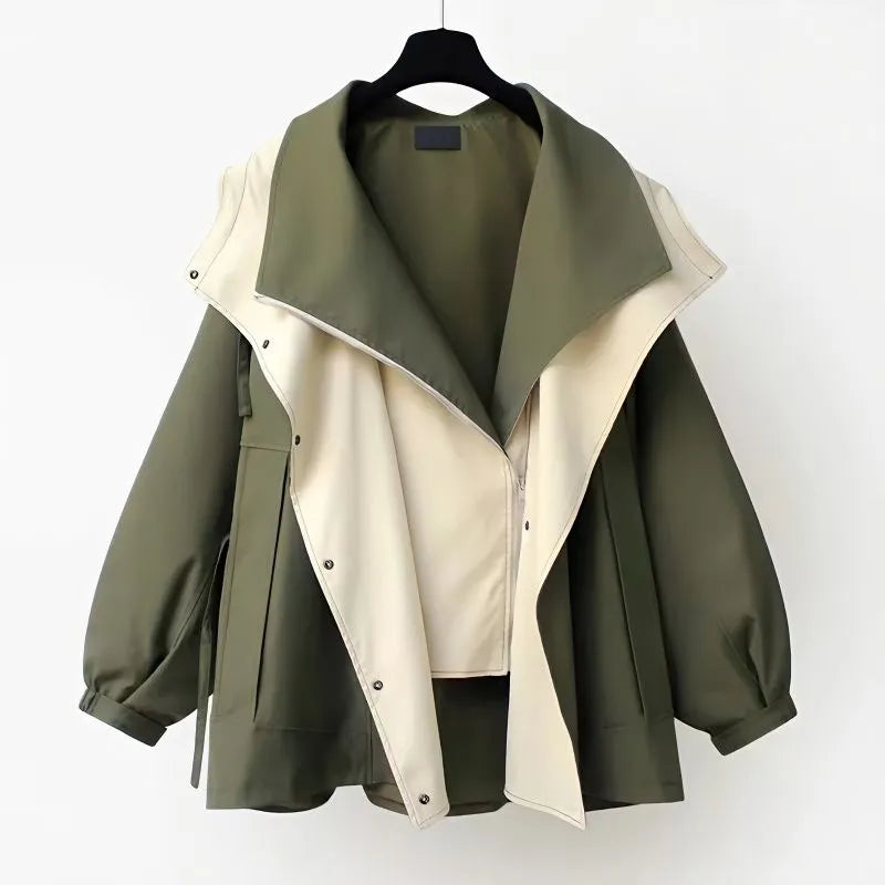 Beate | Trench-coat stylé et déperlant