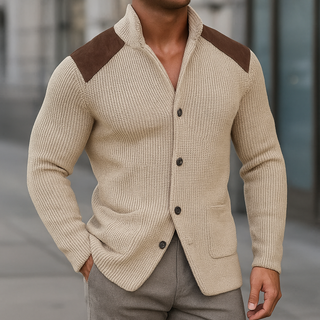 Camden | Cardigan en tricot avec col montant