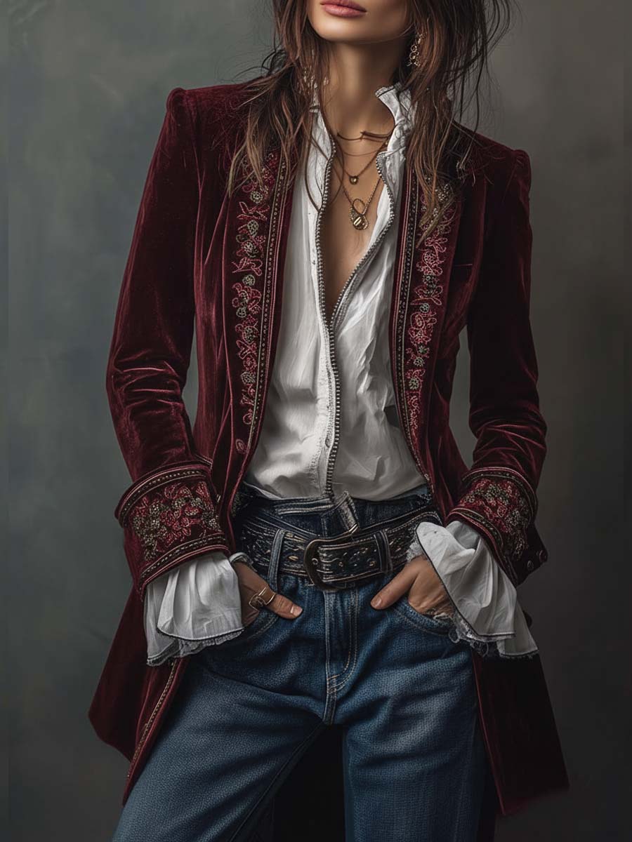 Betty | Manteau Brodé