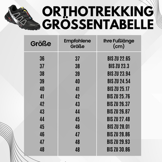 OrthoTrekking | chaussure de trekking et de randonnée ergonomique soulageant la douleur