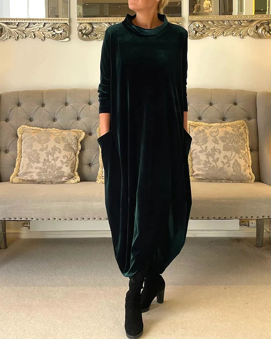 Laurie | Robe à manches longues avec poches