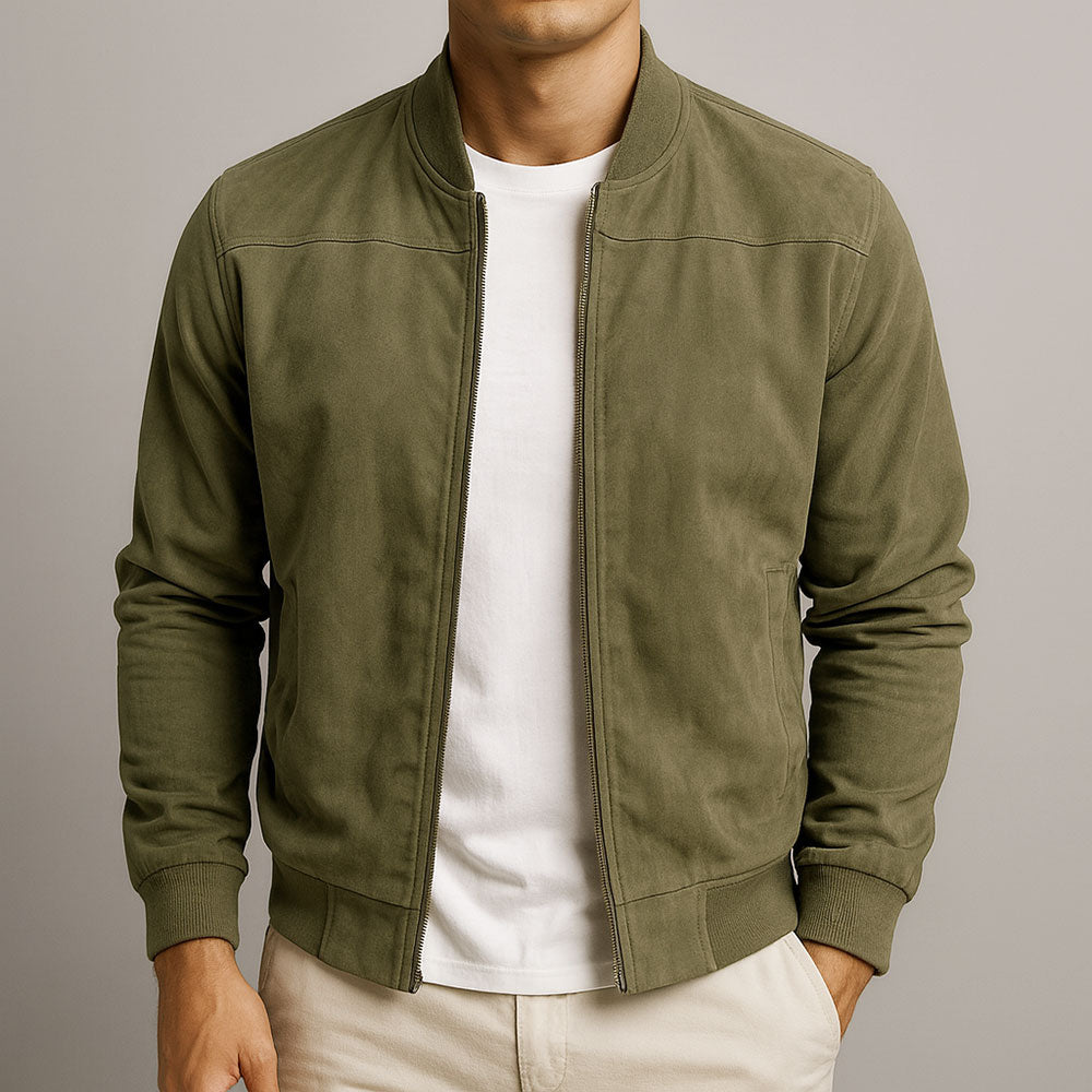 Kaltberg | Veste en daim pour hommes