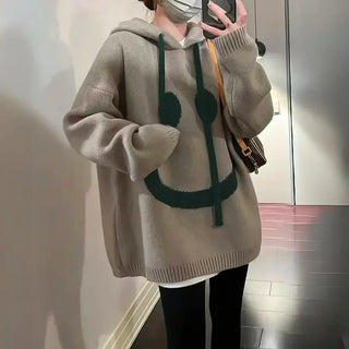 Joie | Sweat à capuche avec design de visage souriant