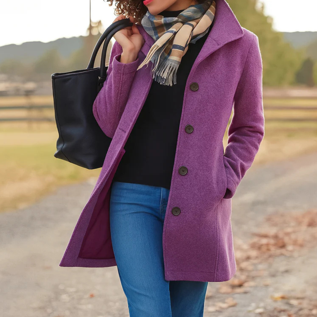 Hester | Manteau Classique Boutonné