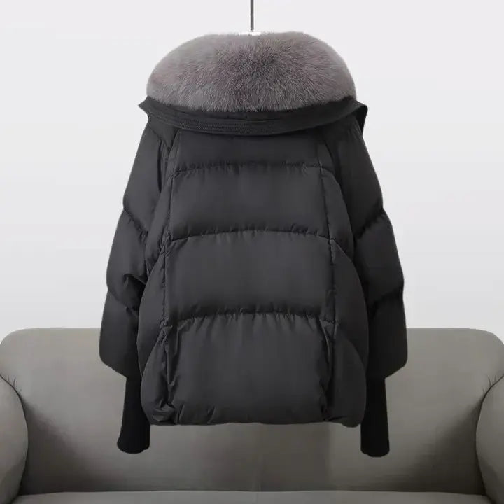Leslie | Veste d'hiver avec col en fourrure